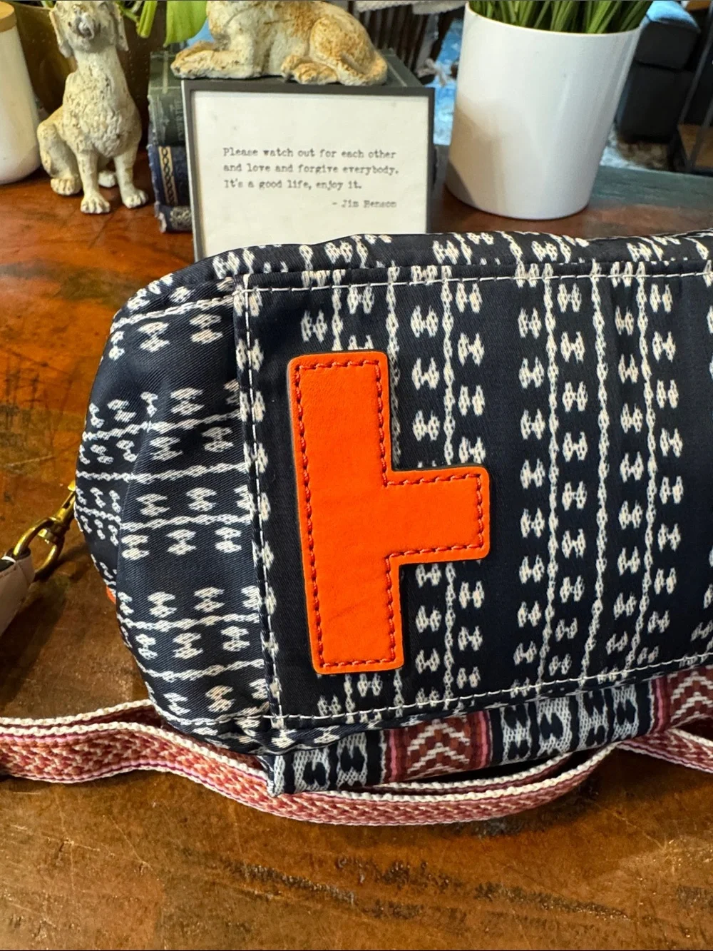 Tory Burch Women's Scout Nylon Crossbody Bag with Pom Pom